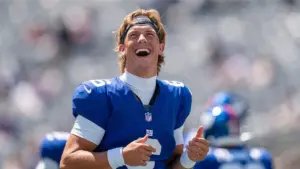 Giants QB Jaxson Dart 'puzzled' by latest concussion test request