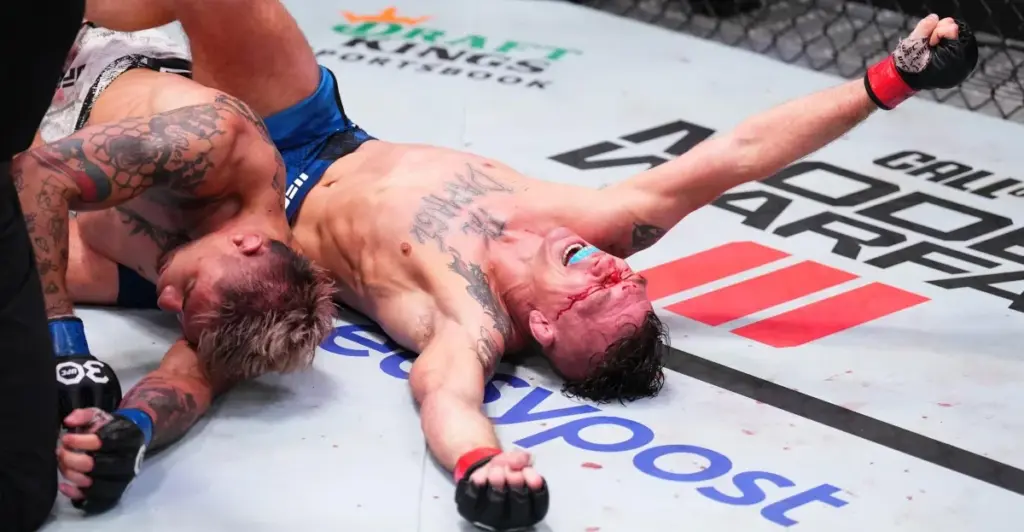 UFC Vegas 120: Darren Elkins sheds tears after losing retirement fight